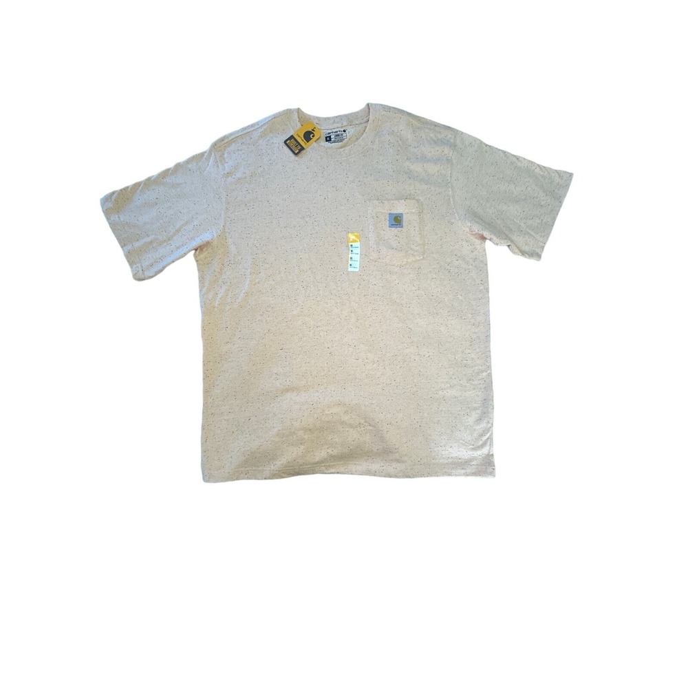 Carhartt K87 Mens XL Loose Fit Heavyweight Pocket T-Shirt Peach Heather NWT